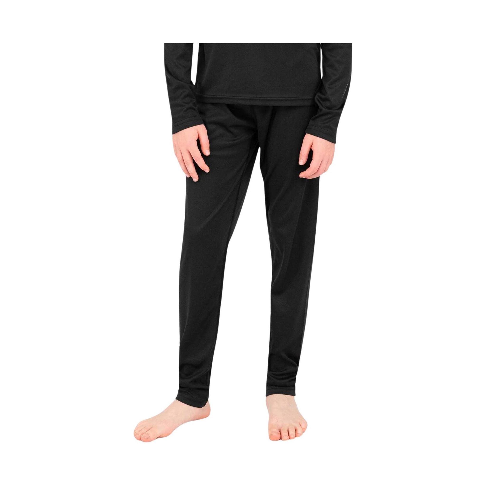 Terramar Kids' Thermapeak 2.0 Baselayer Pant - Black by Lenny's Shoe & Apparel
