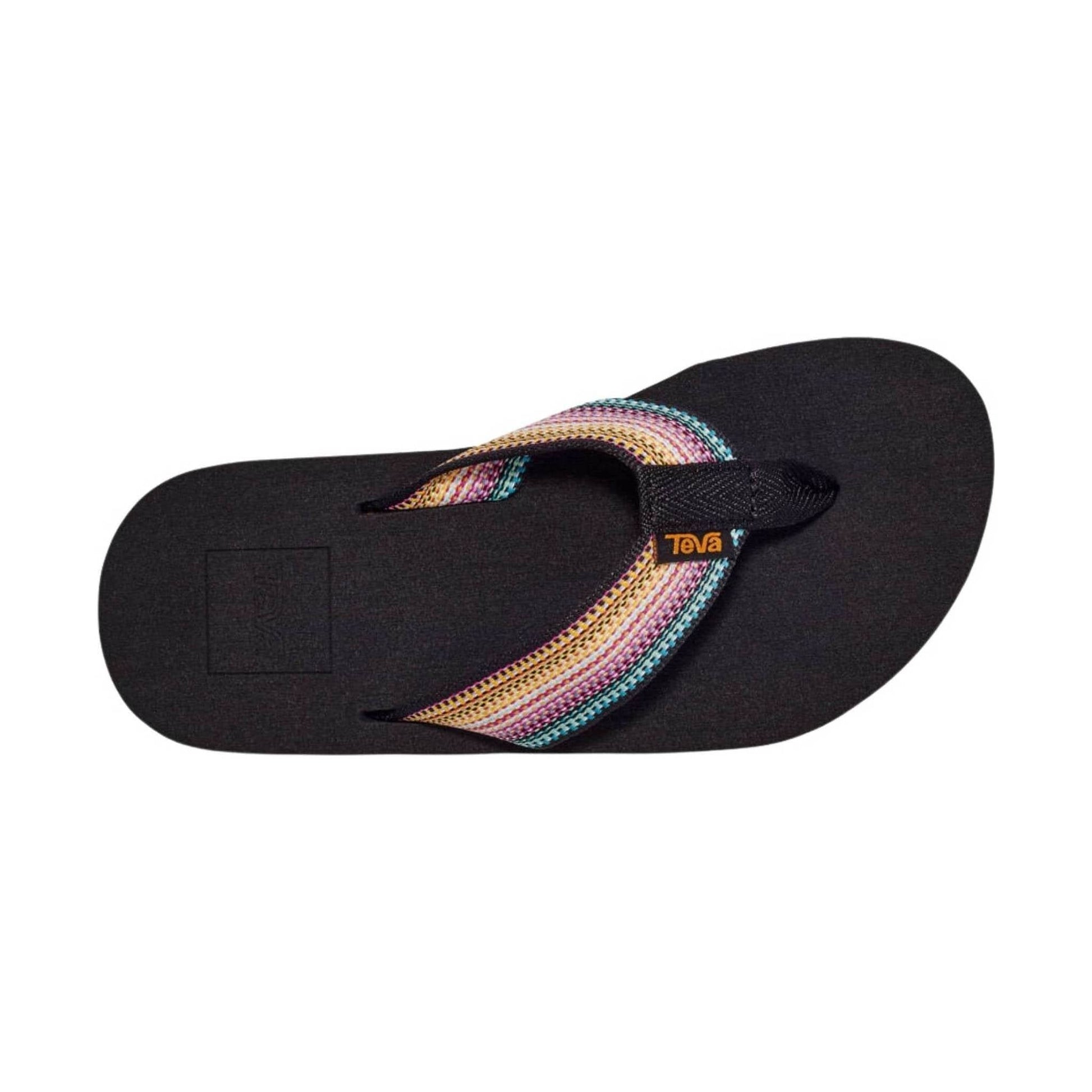 Teva Little Kids' Mush II Flip Flop - Antiguous Black Multi by Lenny's Shoe & Apparel