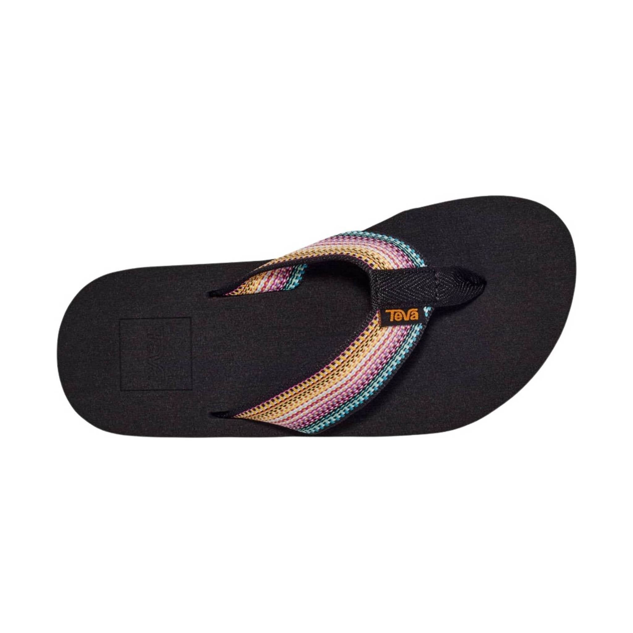 Teva Little Kids' Mush II Flip Flop - Antiguous Black Multi by Lenny's Shoe & Apparel