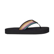 Teva Little Kids' Mush II Flip Flop - Antiguous Black Multi by Lenny's Shoe & Apparel