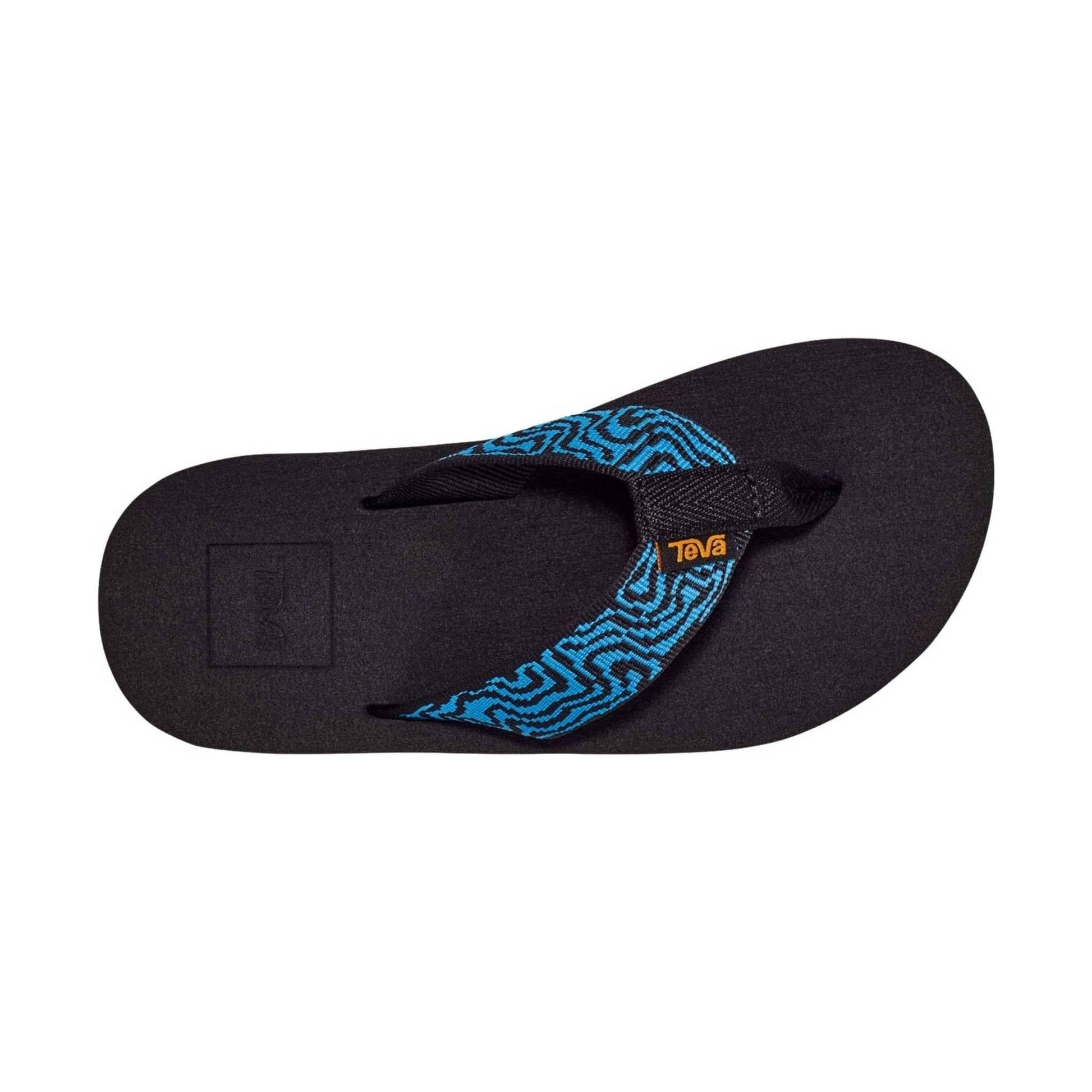 Teva Little Kids' Mush II Flip Flop - Layered Rock Black by Lenny's Shoe & Apparel