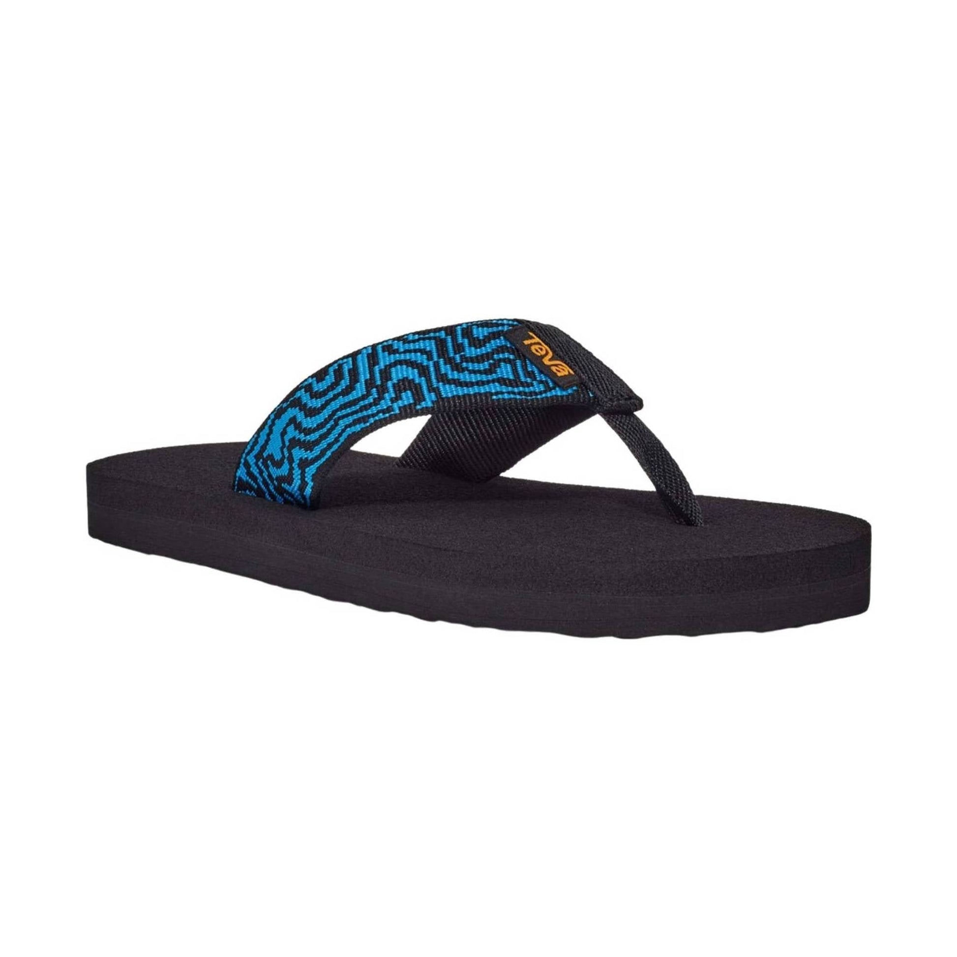 Teva Little Kids' Mush II Flip Flop - Layered Rock Black by Lenny's Shoe & Apparel