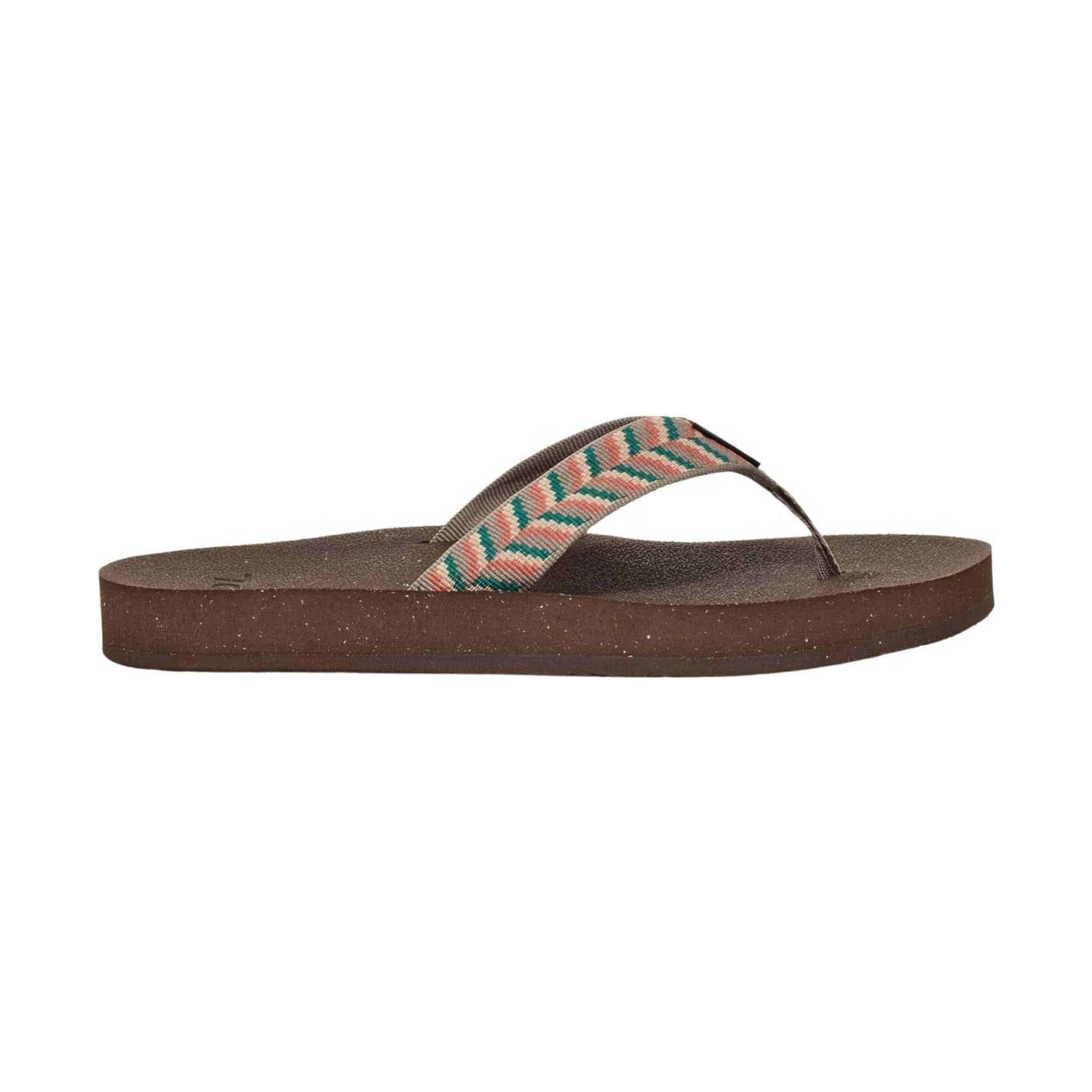 Teva Women's Reflip Flip Flop - Retro Geometric Neutral by Lenny's Shoe & Apparel