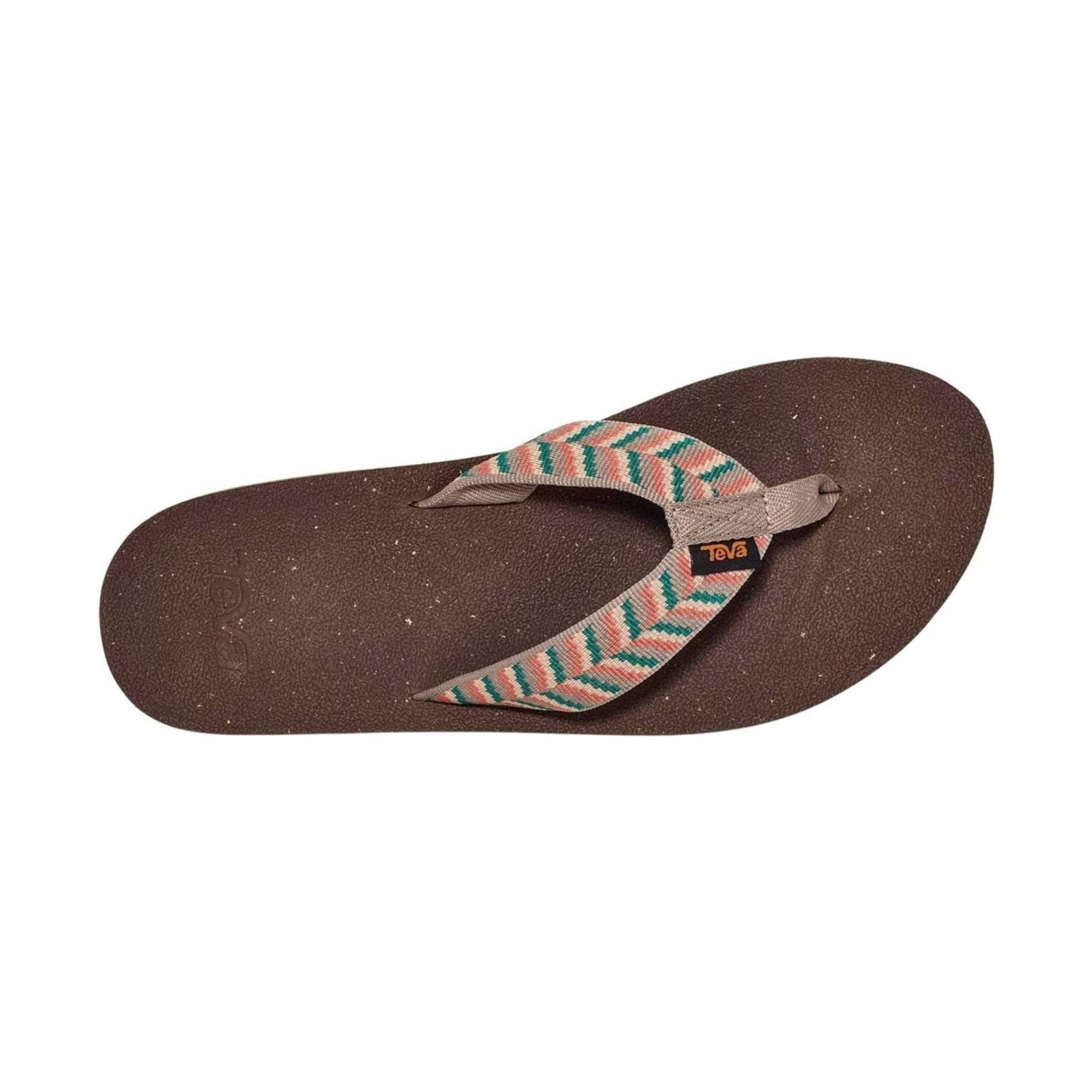 Teva Women's Reflip Flip Flop - Retro Geometric Neutral by Lenny's Shoe & Apparel