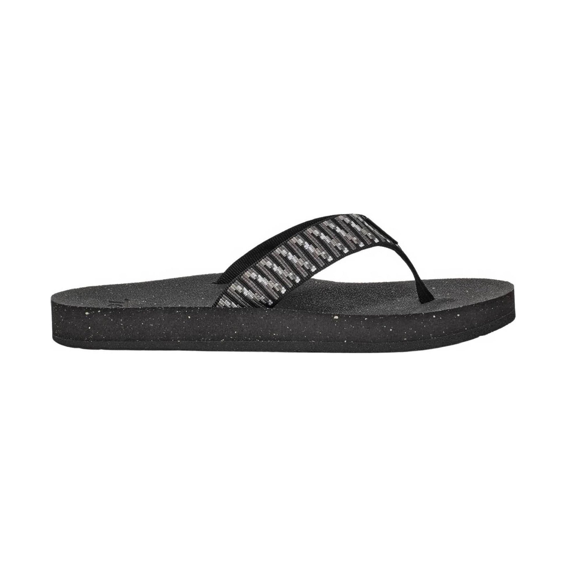 Teva Women's Reflip Flip Flop - Stacks Black/White by Lenny's Shoe & Apparel