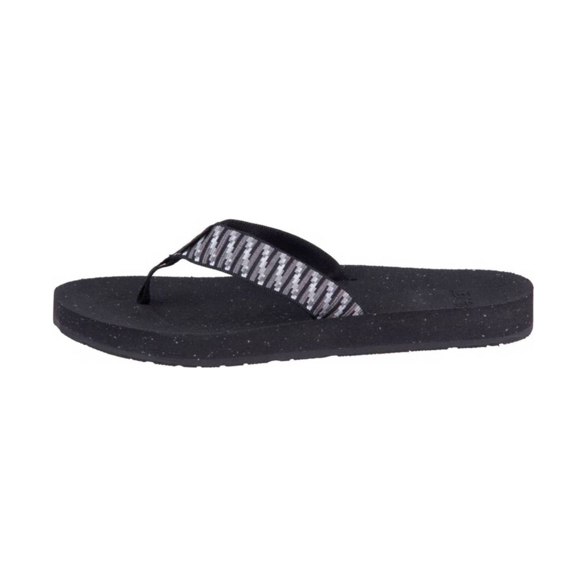 Teva Women's Reflip Flip Flop - Stacks Black/White by Lenny's Shoe & Apparel
