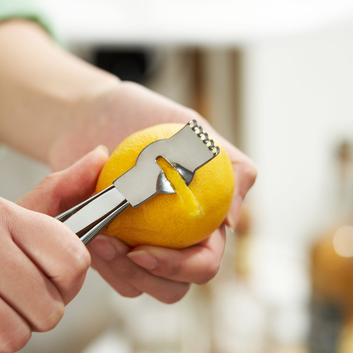 Zester - Zesty Stainless Steel Citrus Lemon Lime & Channel Knife by Homeportonline