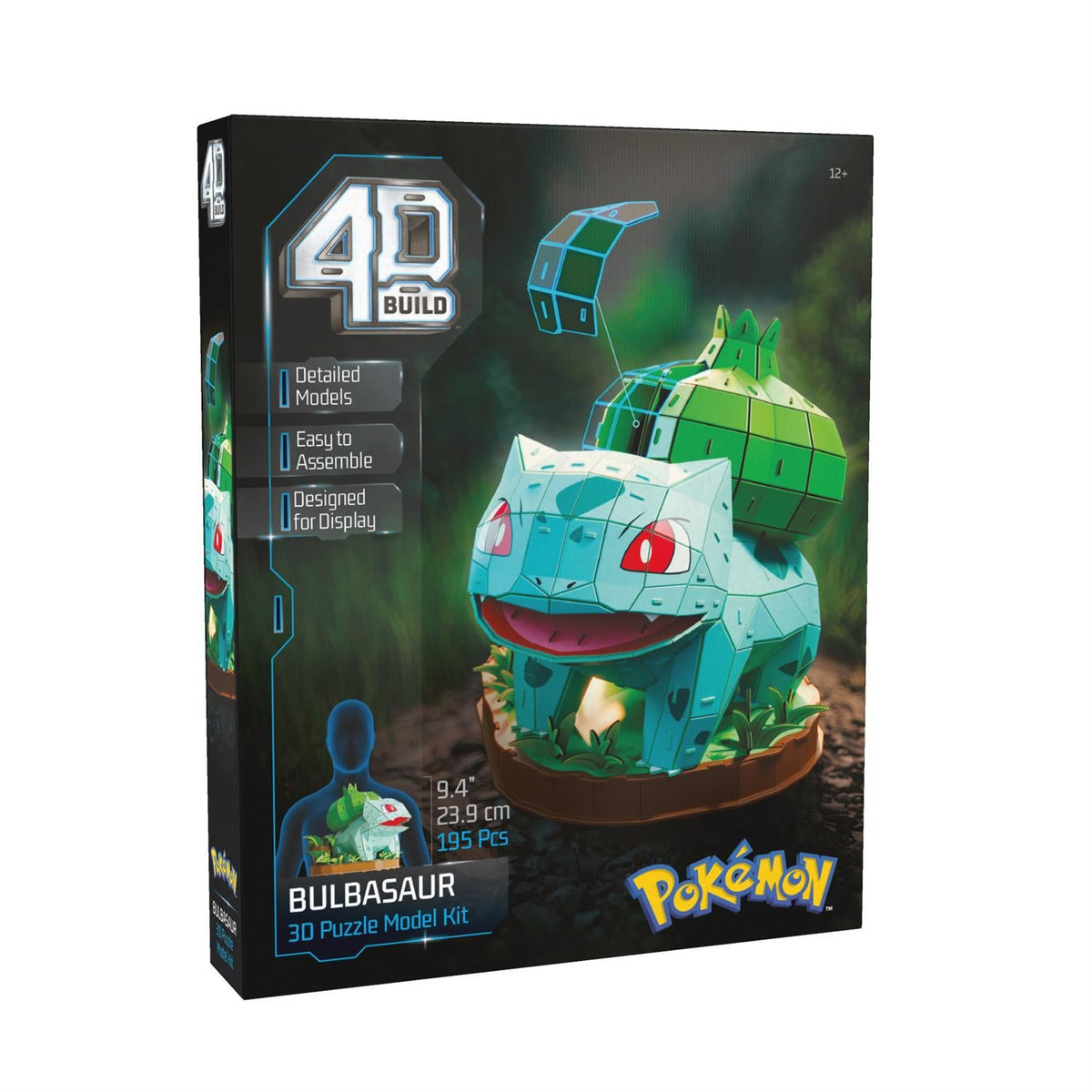 4D Build Pokemon Bulbasaur 3D Puzzle Model Kit