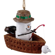 S'mores Fishing Boat Ornament