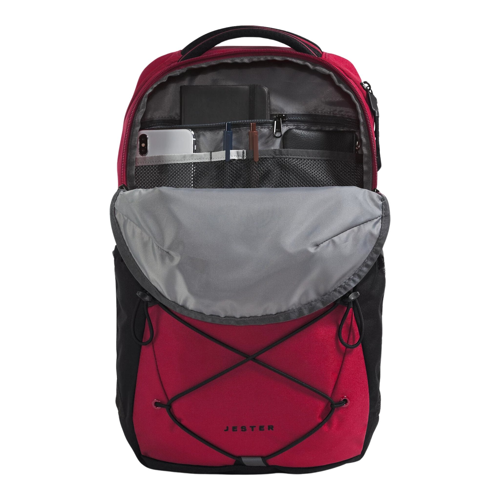 The North Face Jester Backpack - Beetroot/TNF Black by Lenny's Shoe & Apparel