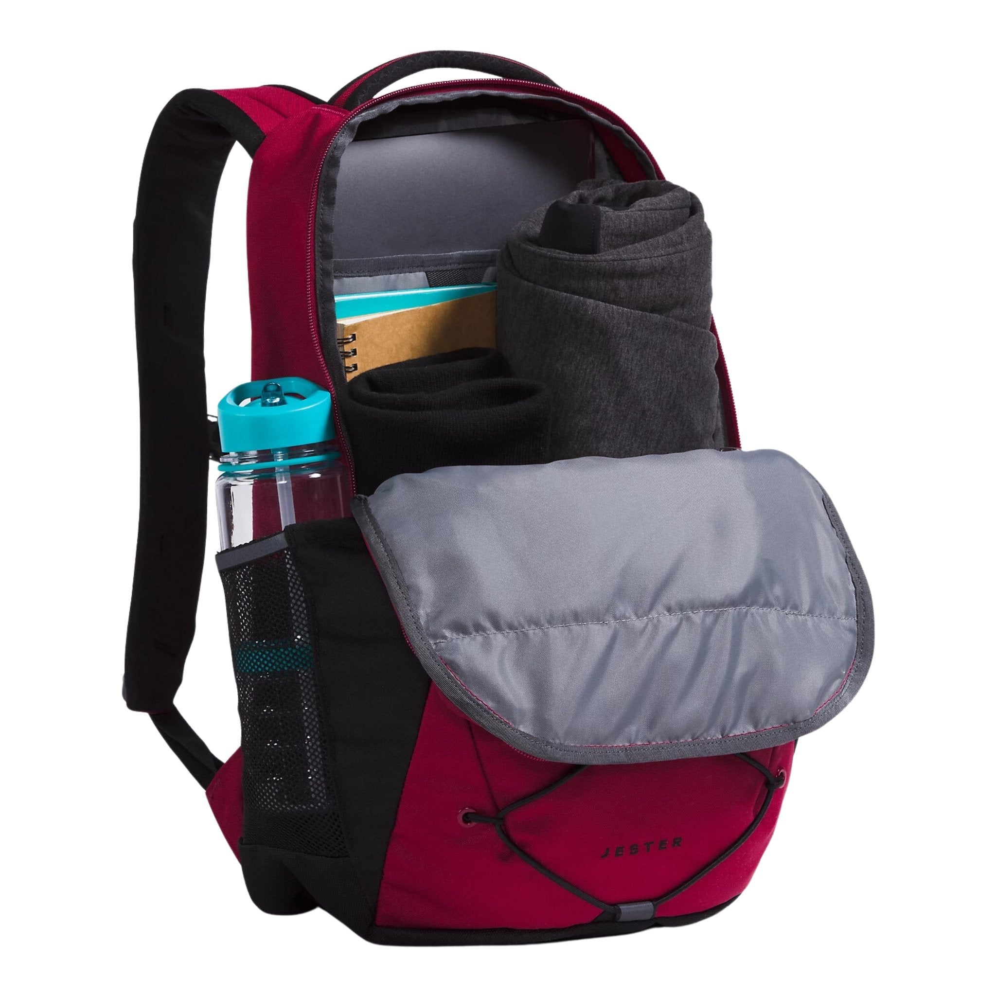 The North Face Jester Backpack - Beetroot/TNF Black by Lenny's Shoe & Apparel