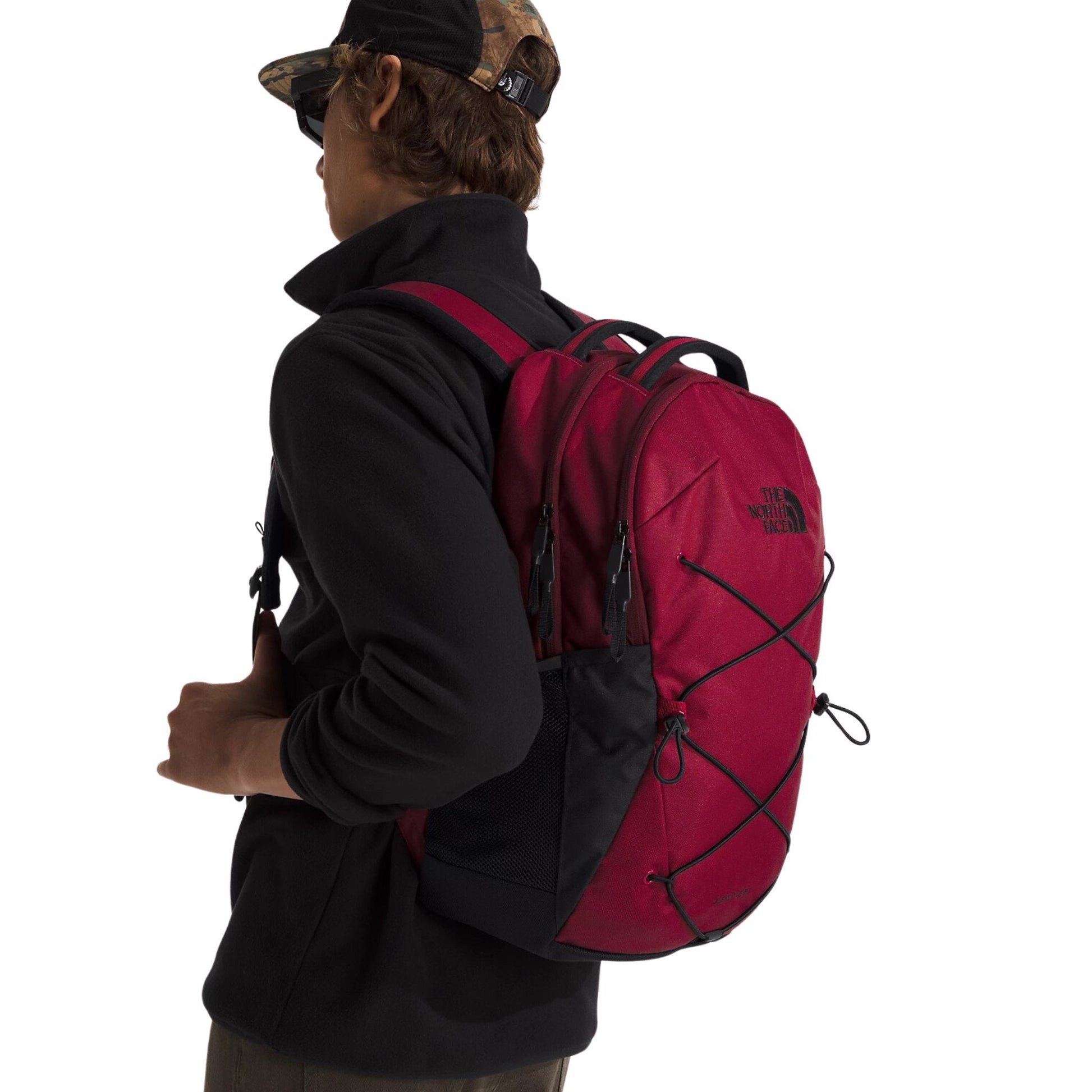 The North Face Jester Backpack - Beetroot/TNF Black by Lenny's Shoe & Apparel