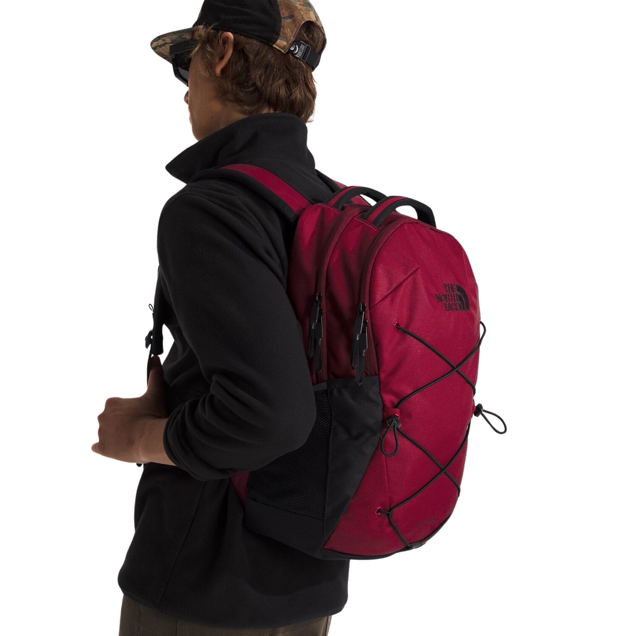 The North Face Jester Backpack - Beetroot/TNF Black by Lenny's Shoe & Apparel