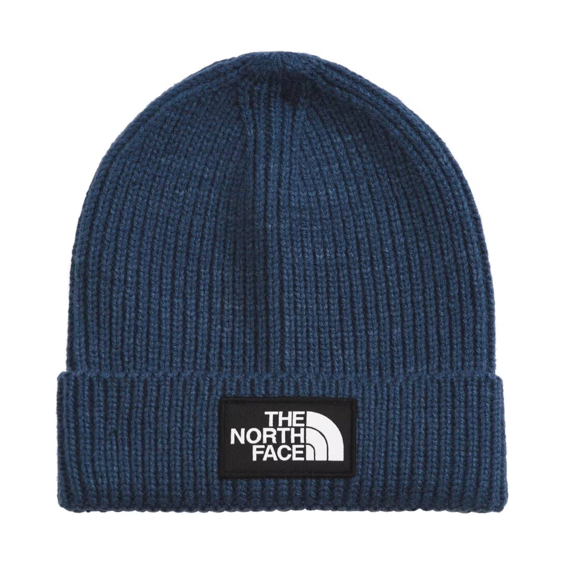 The North Face Kids' Box Logo Cuffed Beanie - Shady Blue by Lenny's Shoe & Apparel