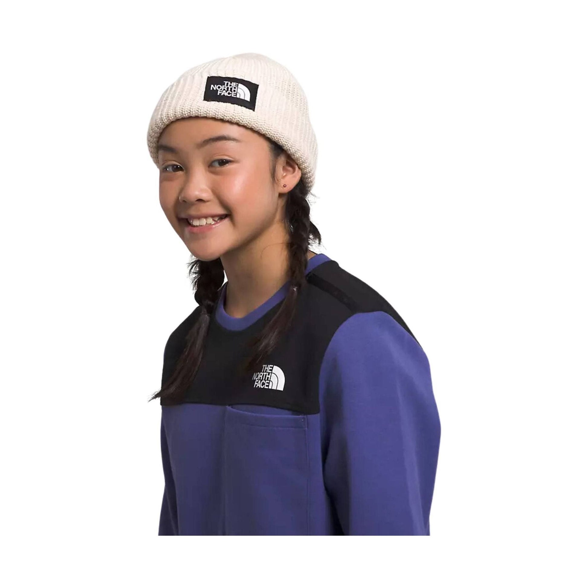 The North Face Kids' Salty Lined Beanie - Gardenia White by Lenny's Shoe & Apparel