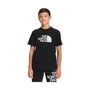 The North Face Kids' Short Sleeve Graphic Tee - Black/White by Lenny's Shoe & Apparel