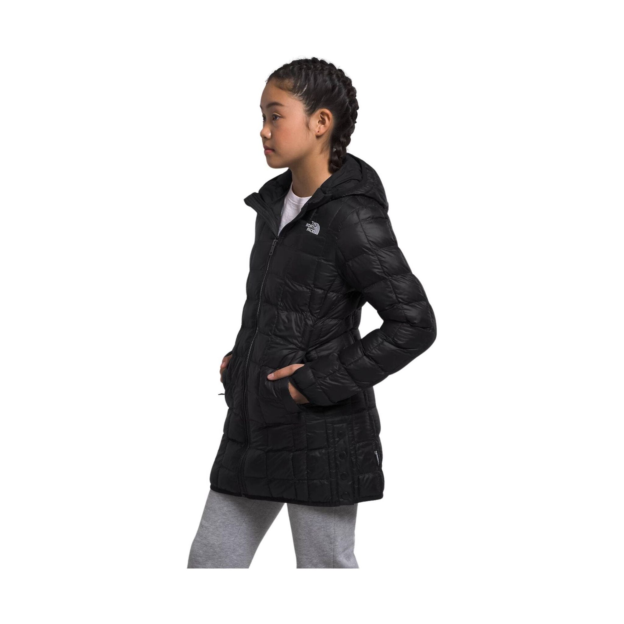 The North Face Kids' ThermoBall Parka - Black by Lenny's Shoe & Apparel