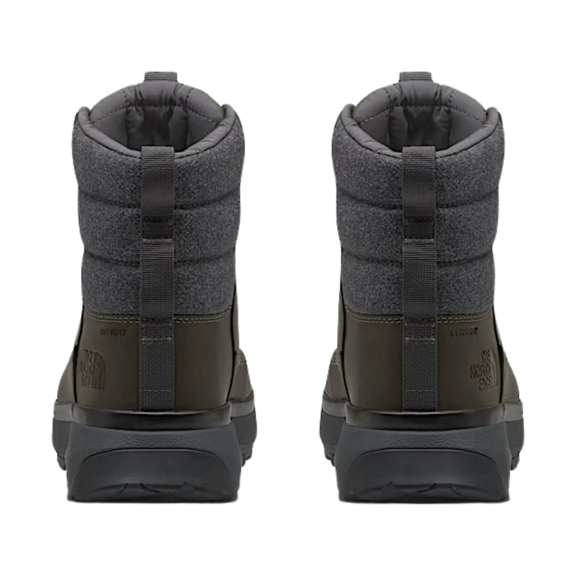The North Face Men's Bergen Leather Waterproof Winter Boots - New Taupe Green/Asphalt Grey by Lenny's Shoe & Apparel