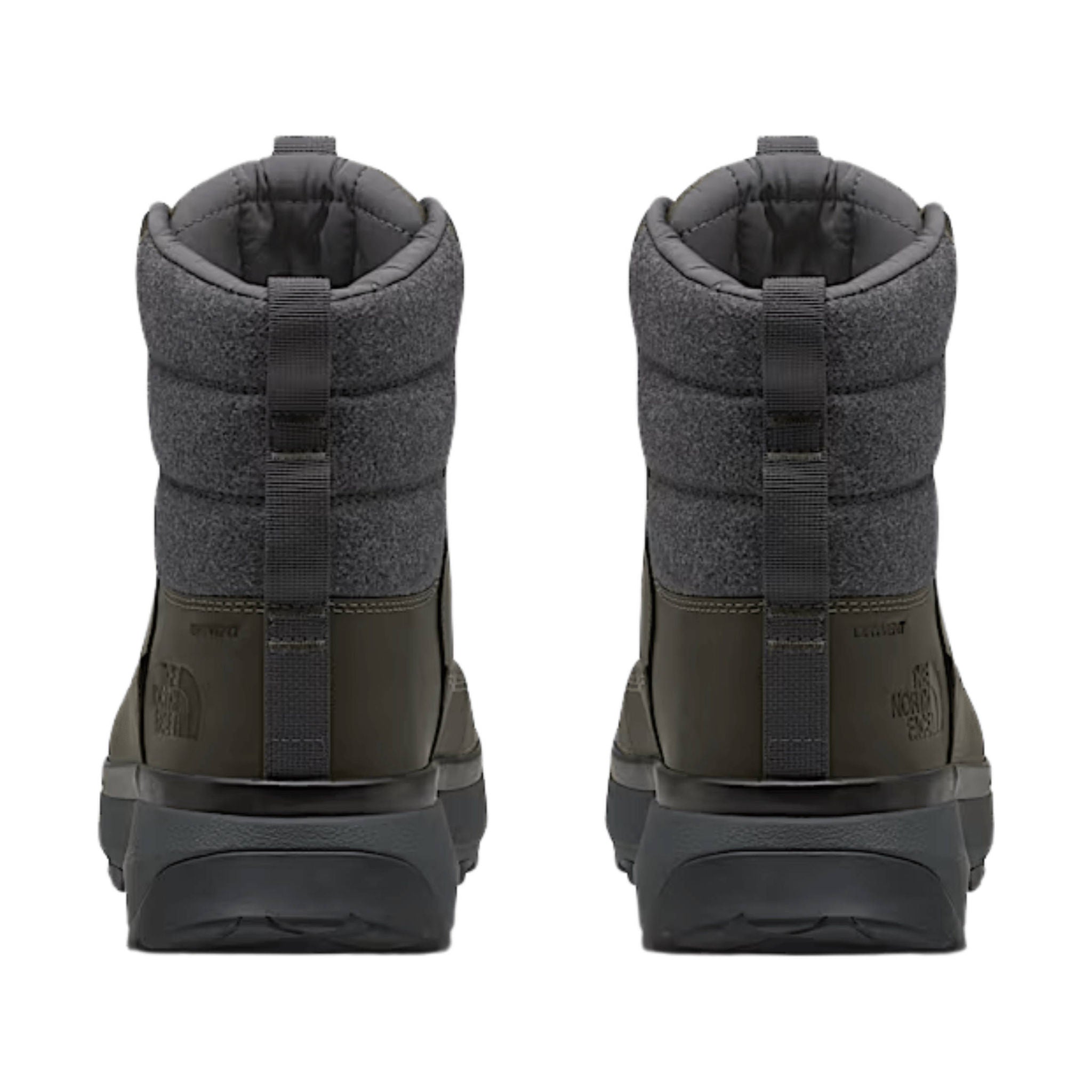 The North Face Men's Bergen Leather Waterproof Winter Boots - New Taupe Green/Asphalt Grey by Lenny's Shoe & Apparel