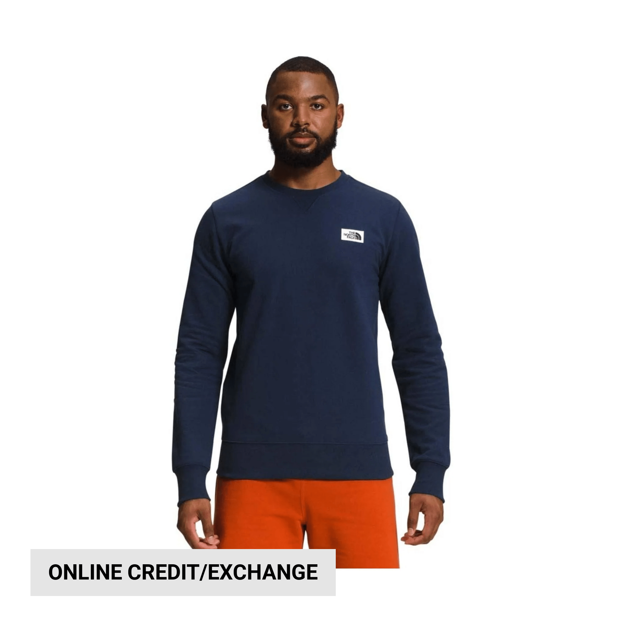The North Face Men's Heritage Patch Crew - Summit Navy by Lenny's Shoe & Apparel