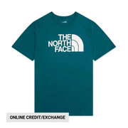 The North Face Men's Short Sleeve Half Dome Tee - Blue Coral/Gardenia White by Lenny's Shoe & Apparel