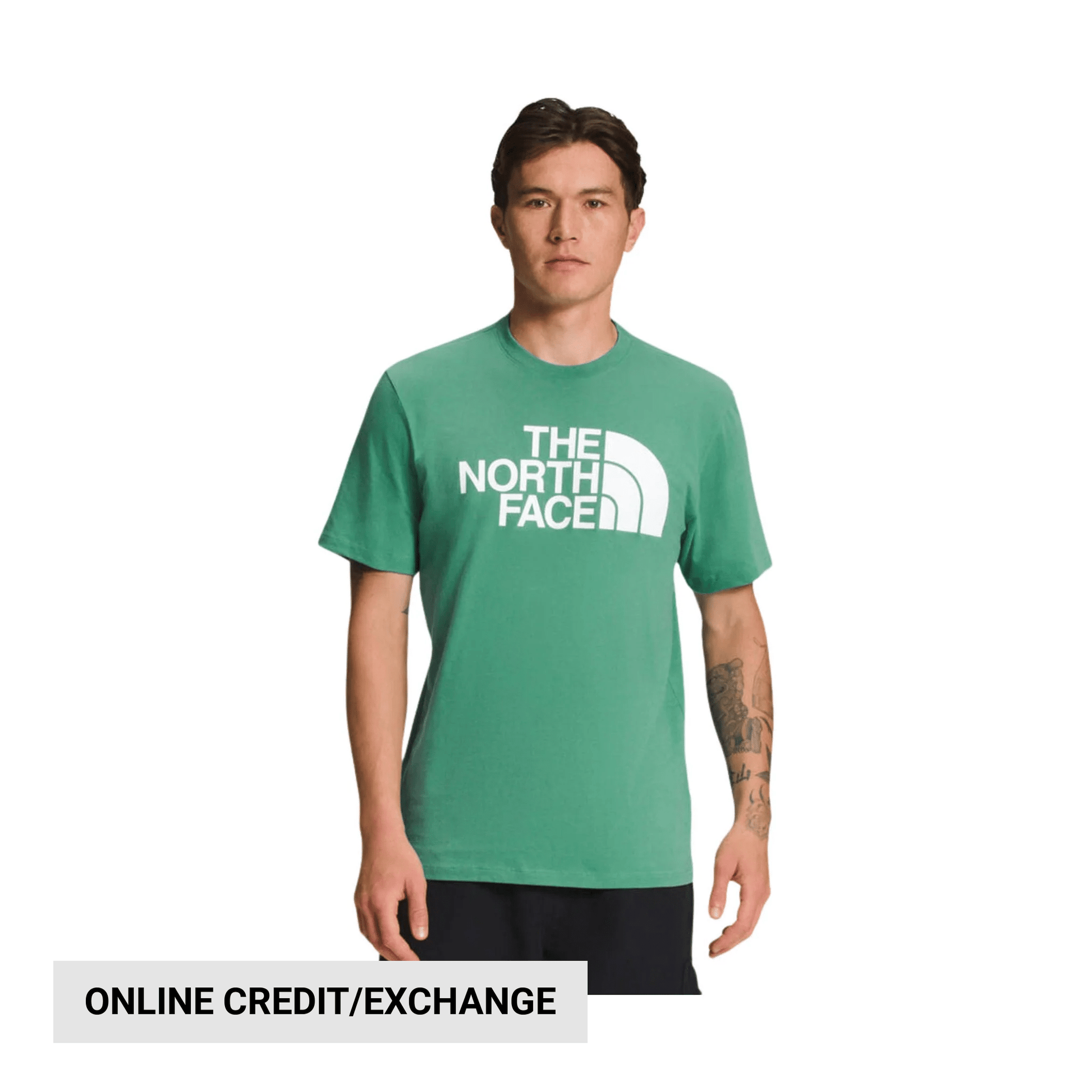The North Face Men's Short Sleeve Half Dome Tee - Deep Grass Green by Lenny's Shoe & Apparel