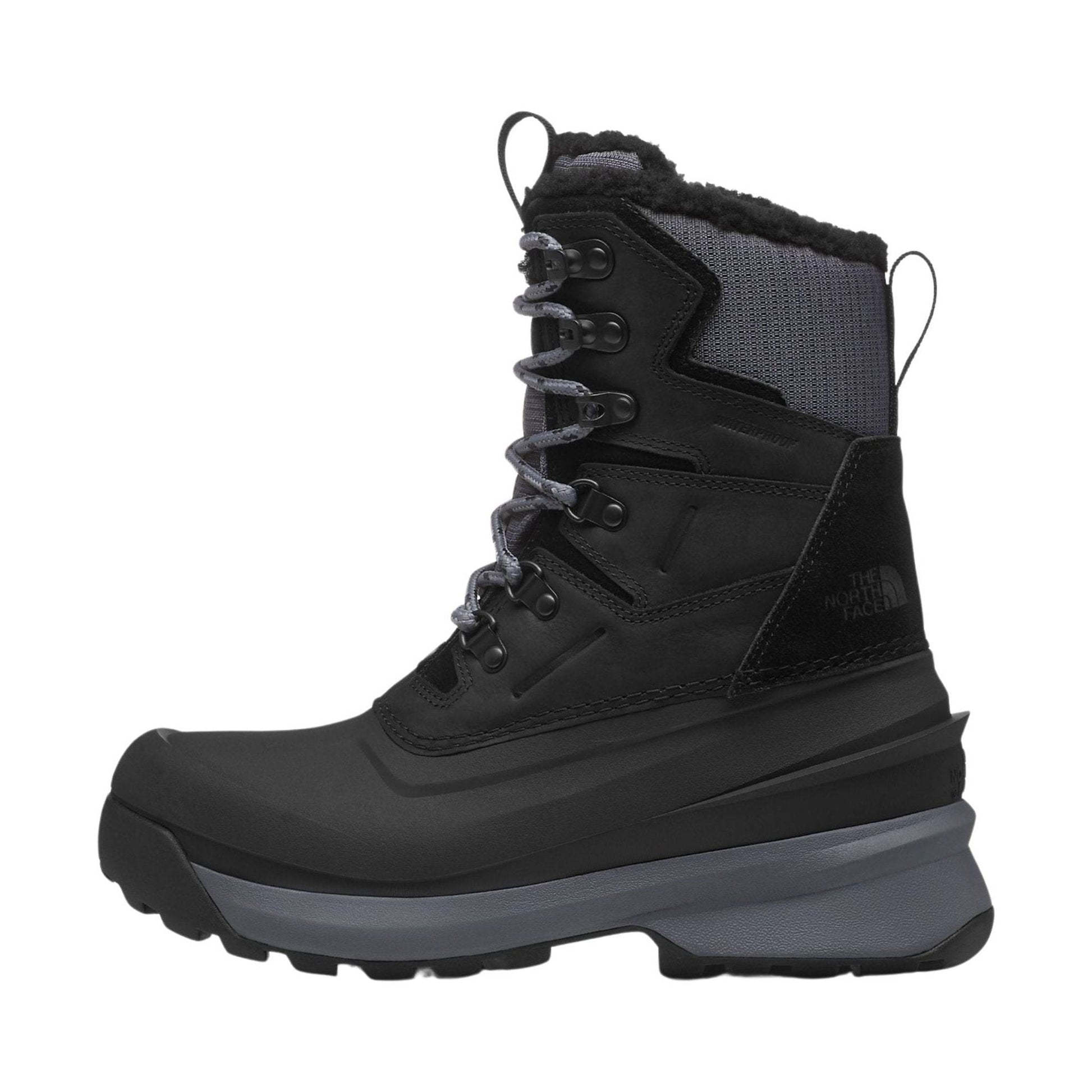 The North Face Women's Chilkat V 400 Waterproof Winter Boots - Black/Vanadis Grey by Lenny's Shoe & Apparel