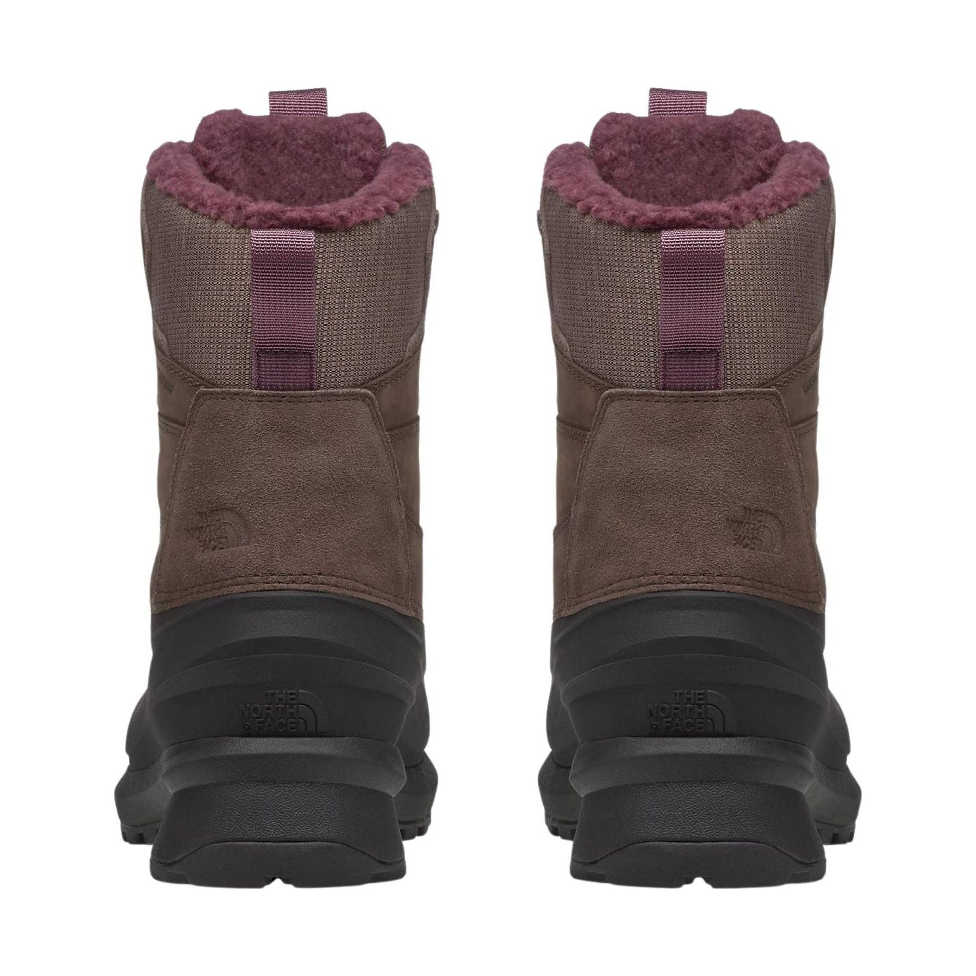 The North Face Women's Chilkat V 400 Waterproof Winter Boots - Deep Taupe/TNF Black by Lenny's Shoe & Apparel