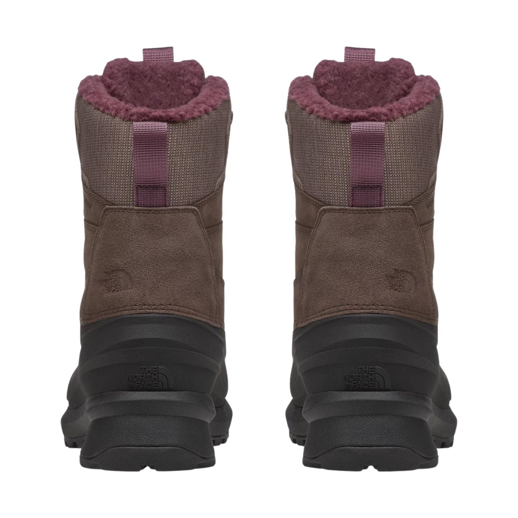 The North Face Women's Chilkat V 400 Waterproof Winter Boots - Deep Taupe/TNF Black by Lenny's Shoe & Apparel