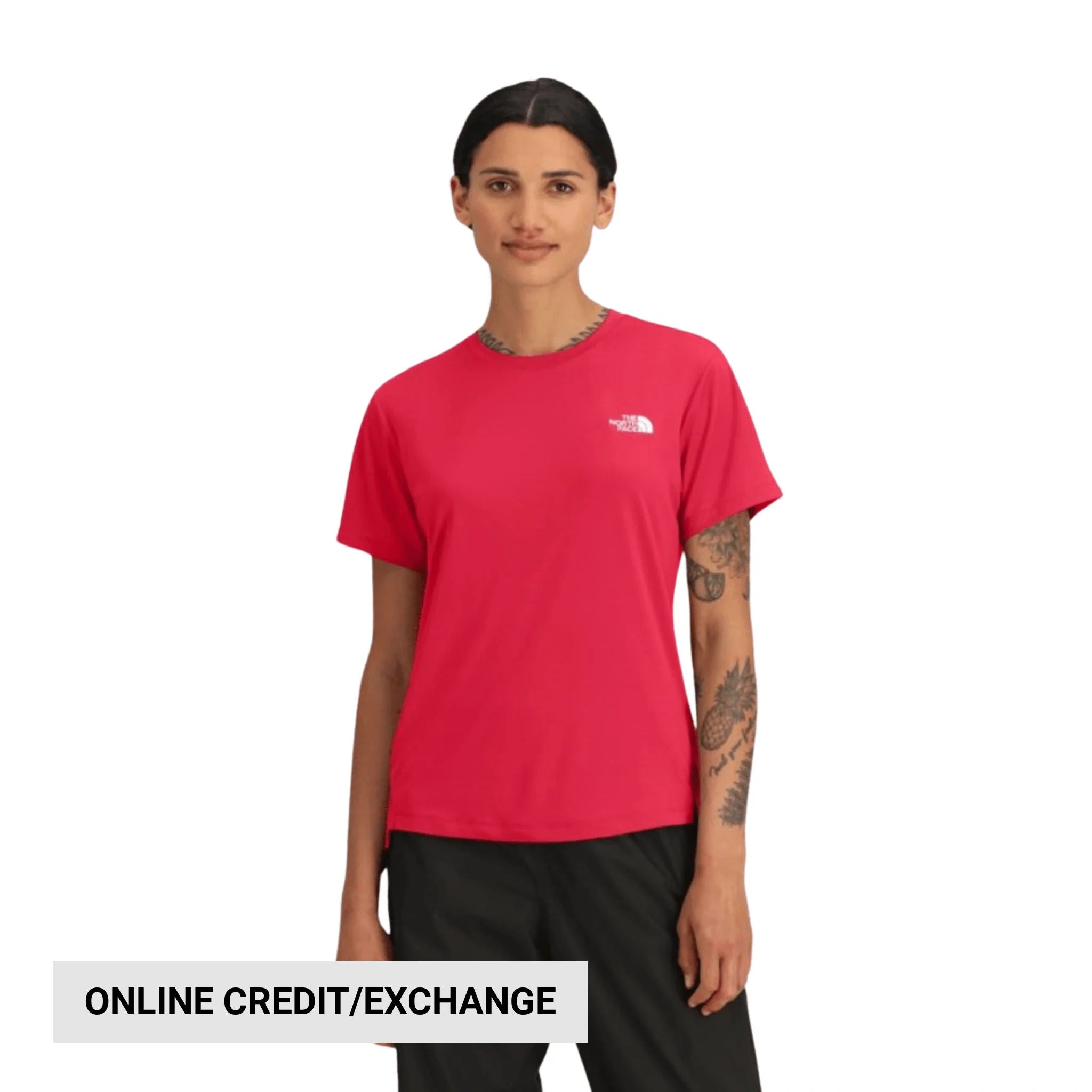 The North Face Women's Flex FlashDry Tee - Hibiscus by Lenny's Shoe & Apparel