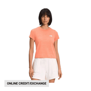 The North Face Women's Short Sleeve Simple Logo Tee - Dusty Coral Orange Heather by Lenny's Shoe & Apparel