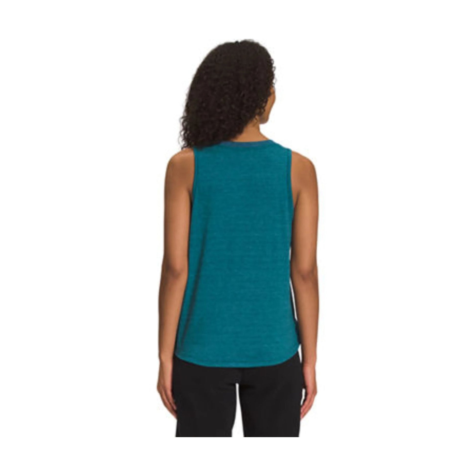 The North Face Women's Simple Logo Tank - Blue Coral Heather by Lenny's Shoe & Apparel
