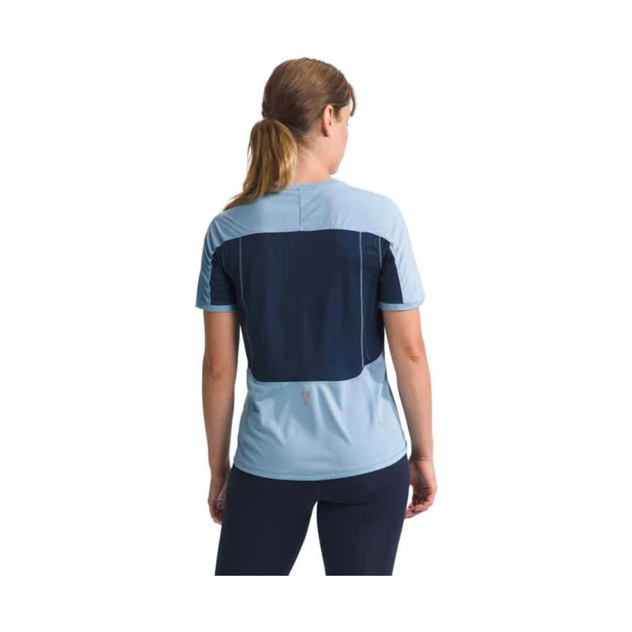 The North Face Women's Sunriser Short Sleeve - Steel Blue/Summit Navy by Lenny's Shoe & Apparel