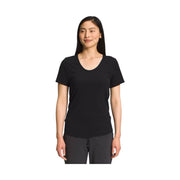 The North Face Women's Terrain Short Sleeve Scoop-Neck Tee - Black by Lenny's Shoe & Apparel