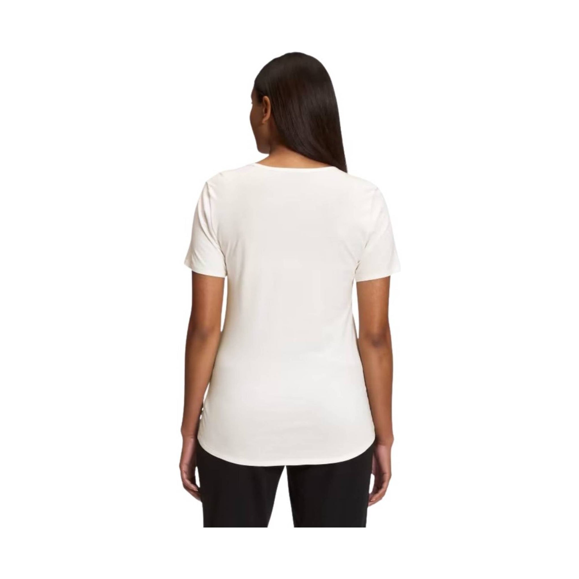 The North Face Women's Terrain Short Sleeve Scoop-Neck Tee - Gardenia White by Lenny's Shoe & Apparel