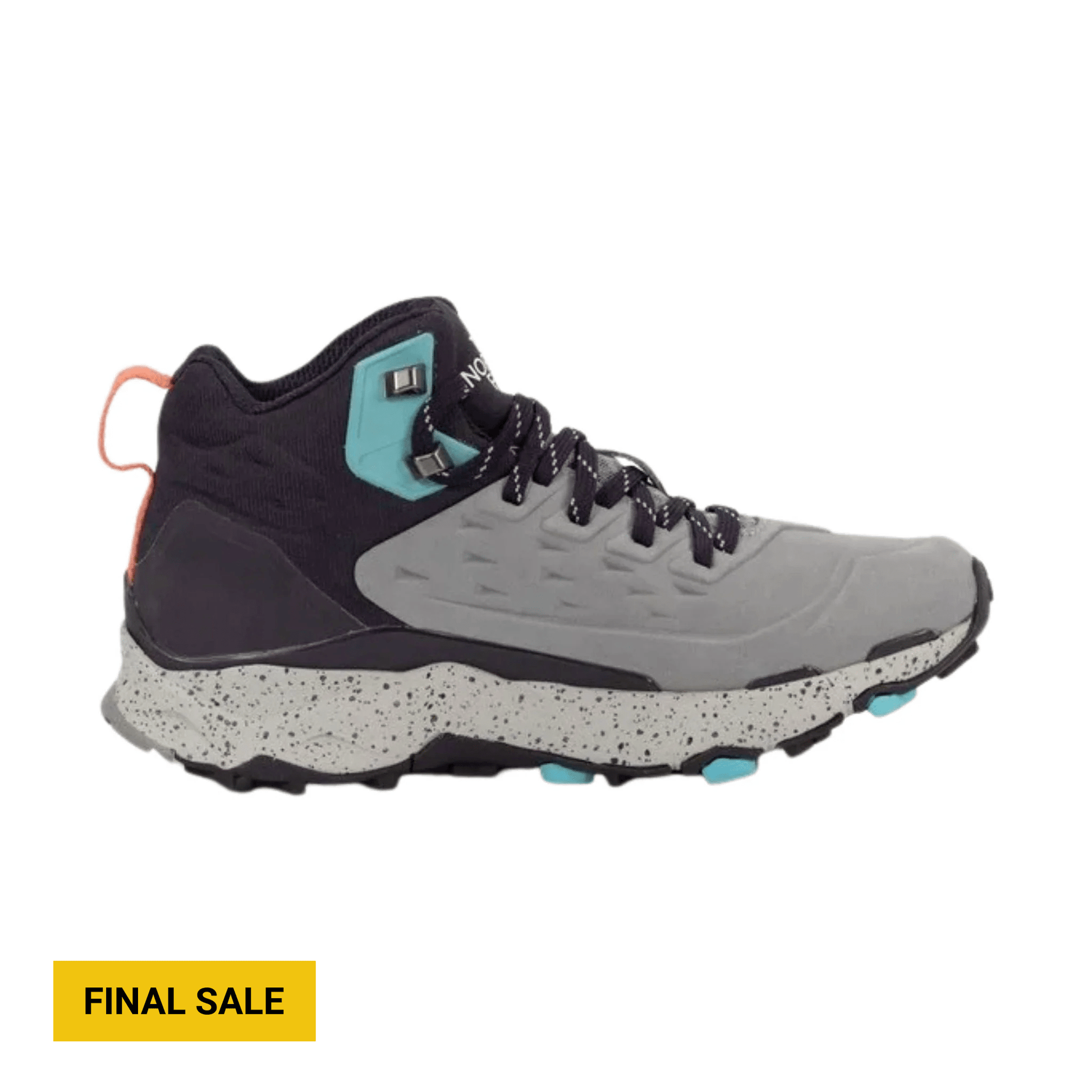 The North Face Women's Vectiv Exploris Mid Futurelight Hiking Boots - Meld Grey/Dark Eggplant Purple by Lenny's Shoe & Apparel