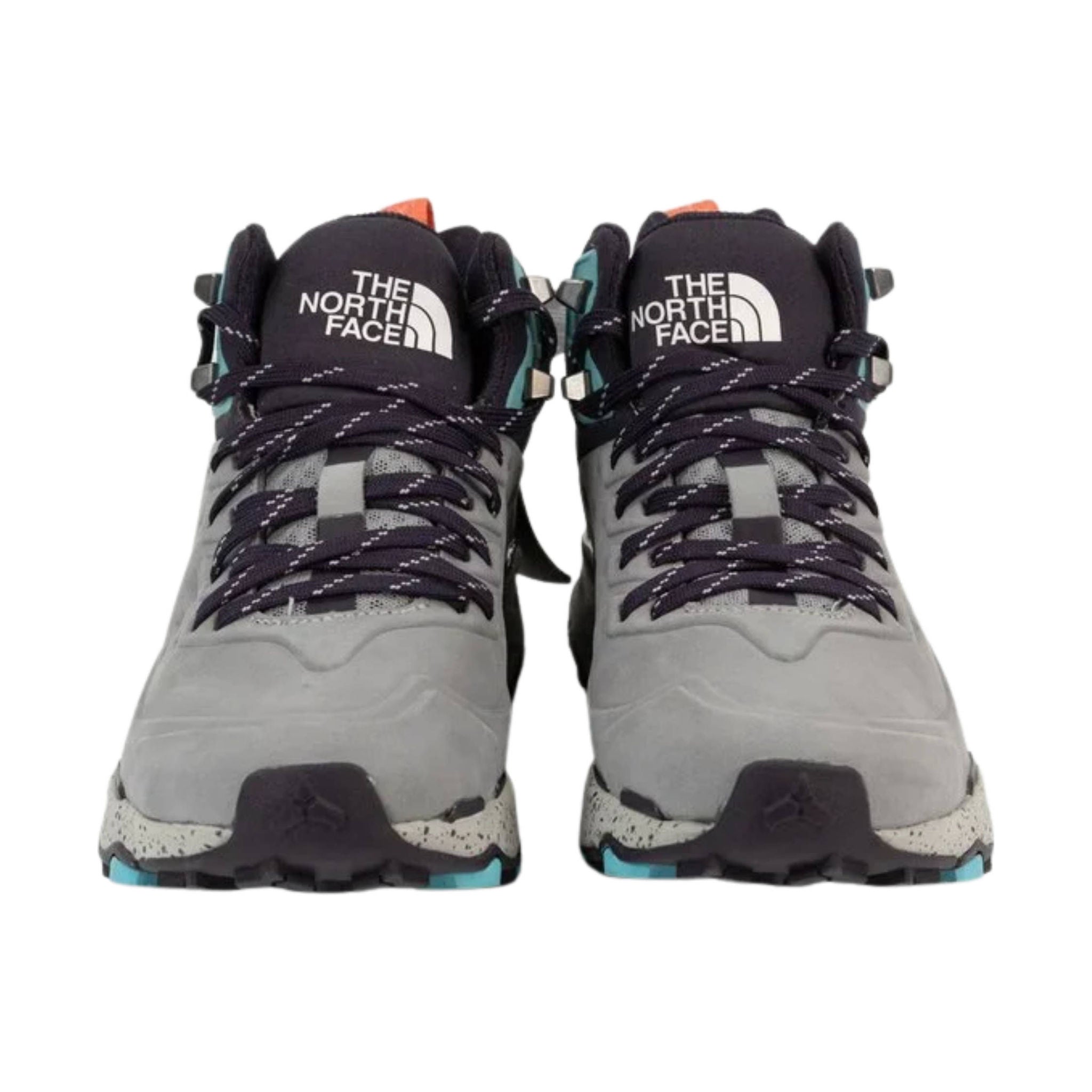 The North Face Women's Vectiv Exploris Mid Futurelight Hiking Boots - Meld Grey/Dark Eggplant Purple by Lenny's Shoe & Apparel