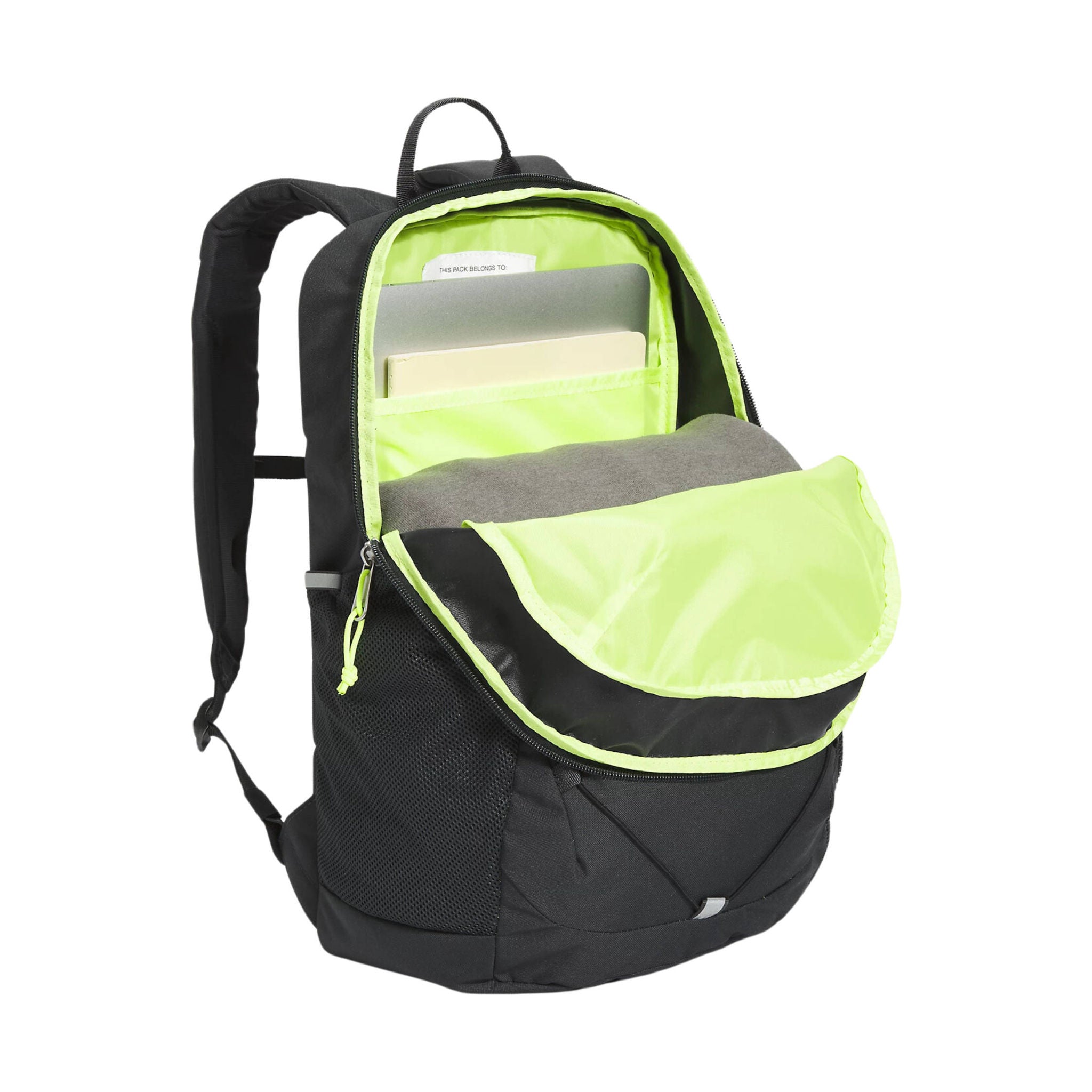 The North Face Youth Court Jester Backpack - Asphalt Grey/LED Yellow-NPF by Lenny's Shoe & Apparel