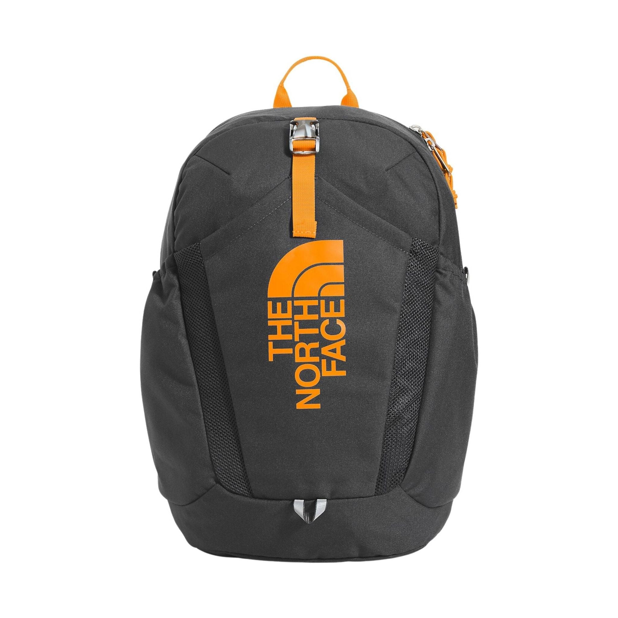 The North Face Youth Mini Recon Backpack - Asphalt Grey/Cone Orange by Lenny's Shoe & Apparel