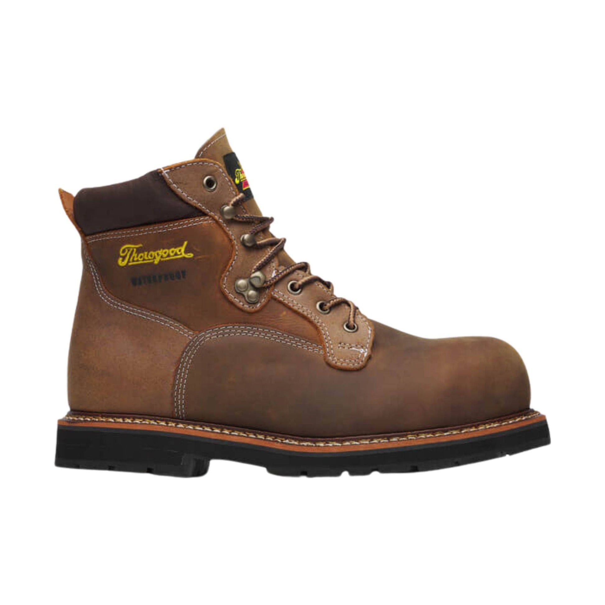 Thorogood Iron River Series Men's 6 Inch Waterproof Composite Toe Work Boot - Crazy Horse by Lenny's Shoe & Apparel