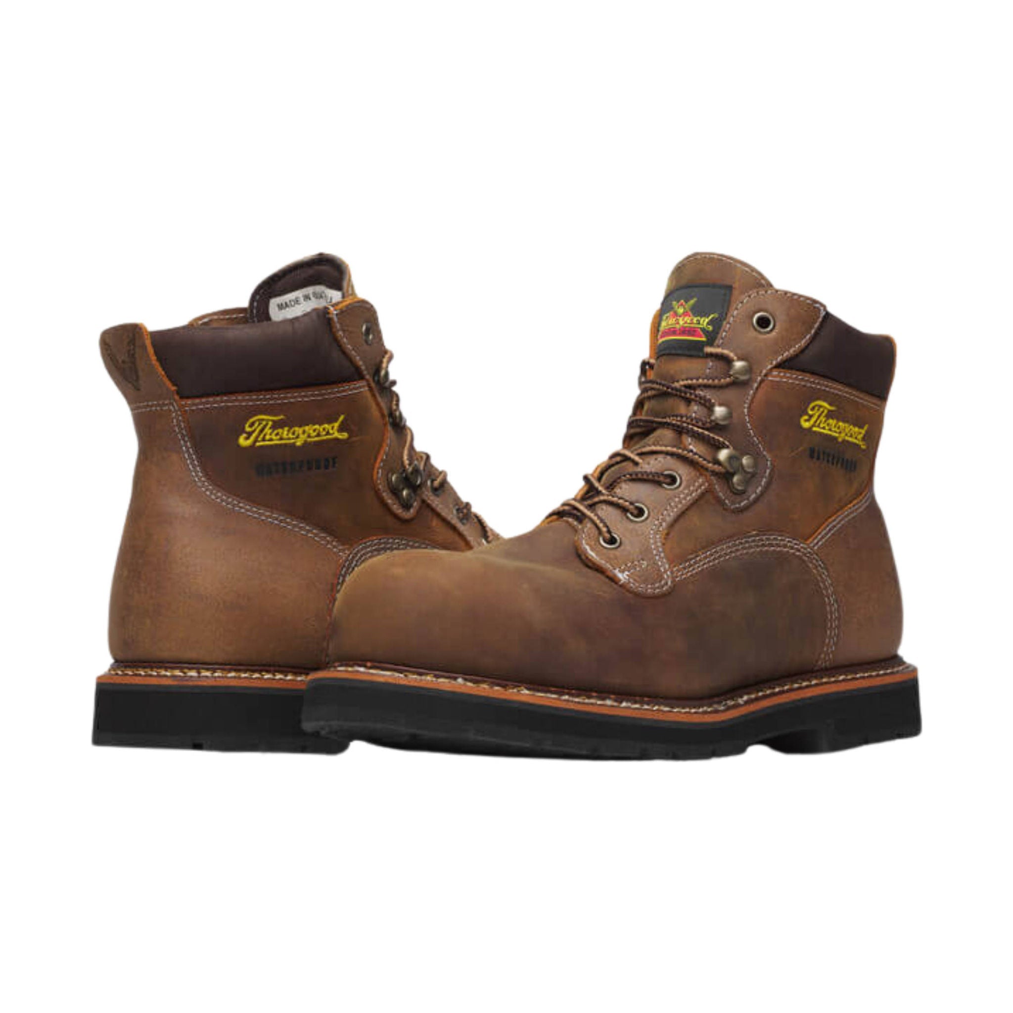 Thorogood Iron River Series Men's 6 Inch Waterproof Composite Toe Work Boot - Crazy Horse by Lenny's Shoe & Apparel