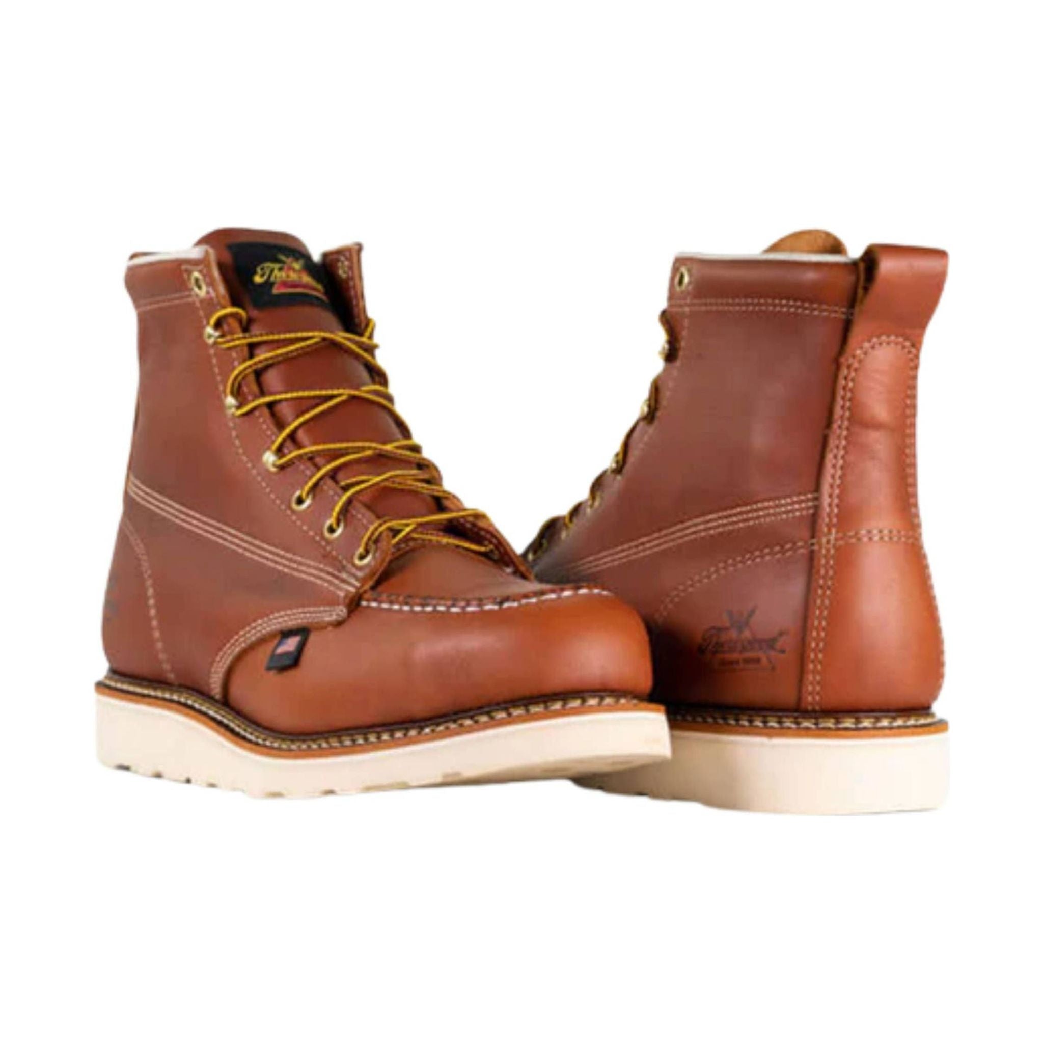 Thorogood Men's 6 Inch Moc Steel Toe Work Boot - Tobacco by Lenny's Shoe & Apparel