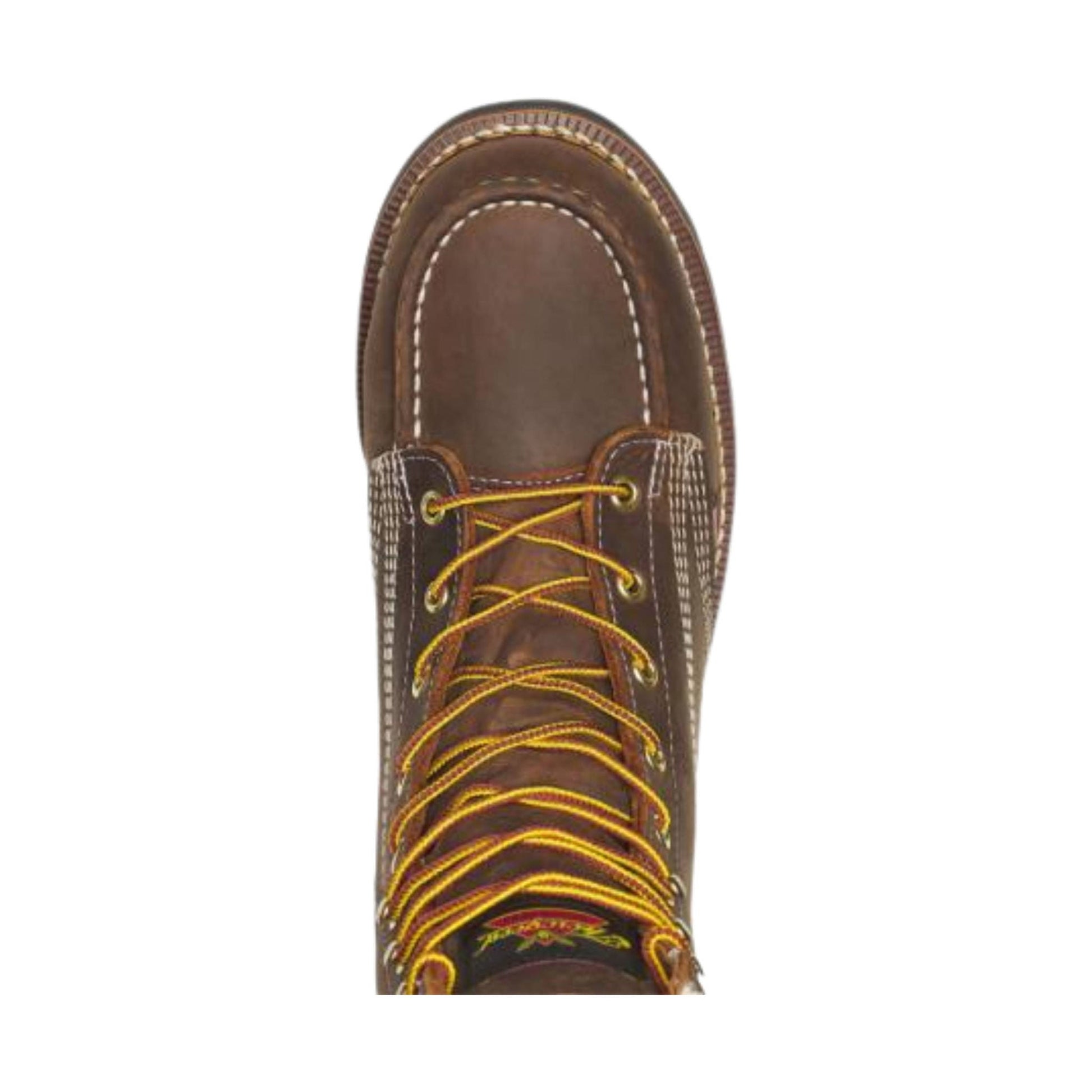 Thorogood Men's 8 Inch American Heritage Moc Black Wedge Work Boot - Brown by Lenny's Shoe & Apparel