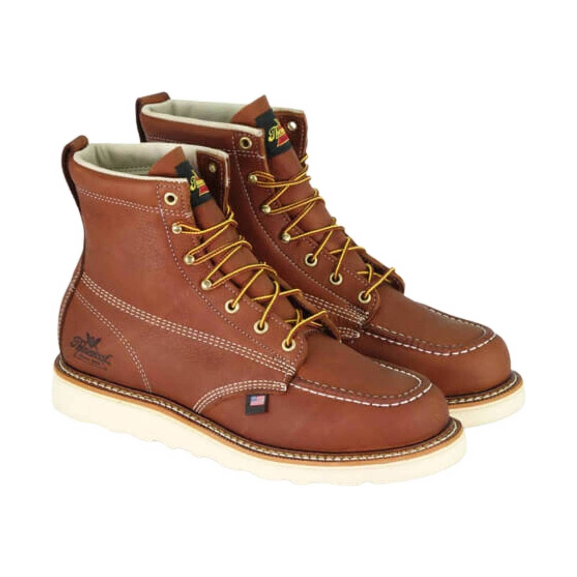Thorogood Men's American Heritage 6 Inch Moc Soft Toe Work Boot - Tobacco by Lenny's Shoe & Apparel