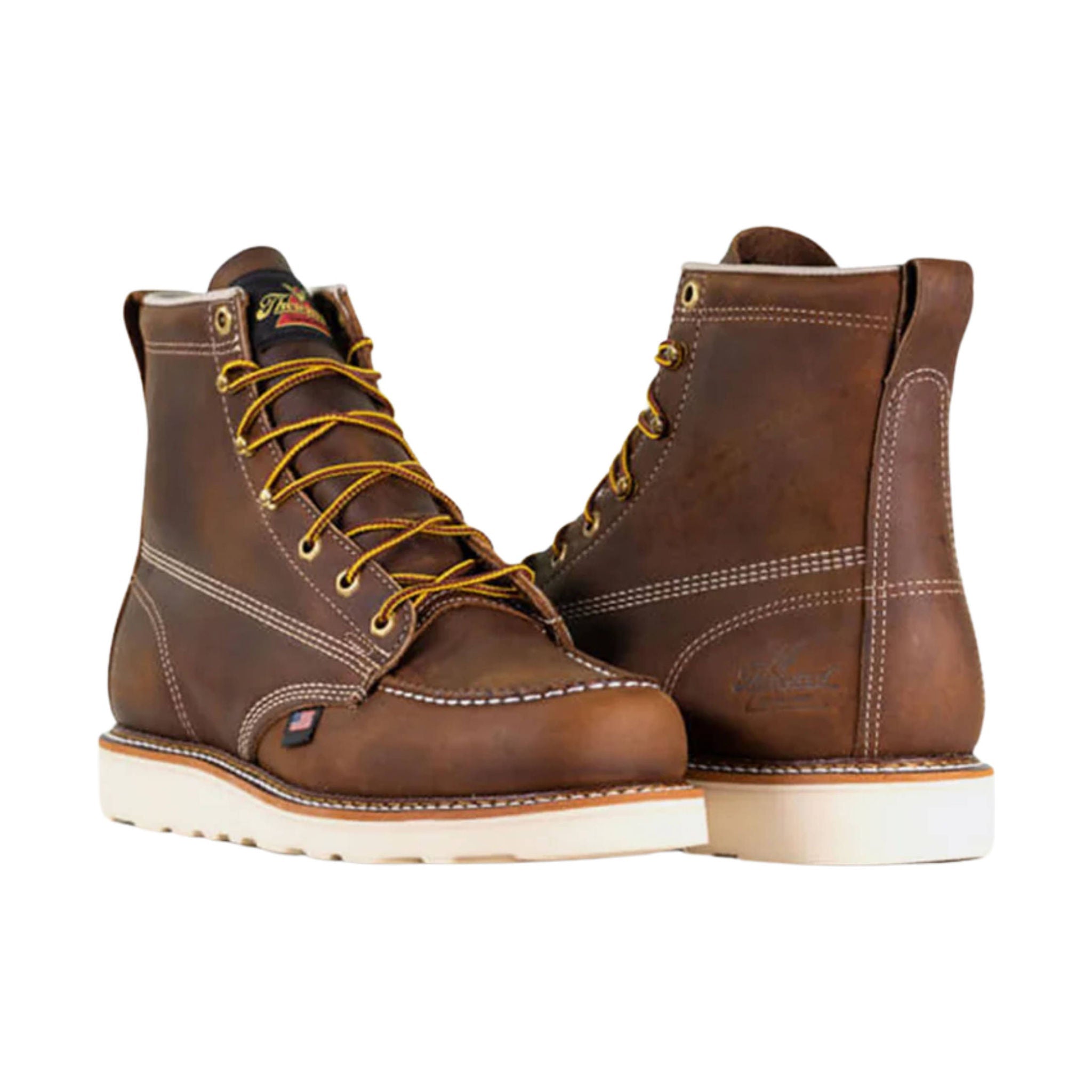 Thorogood Men's American Heritage 6 Inch Moc Toe Work Boot - Crazy Horse by Lenny's Shoe & Apparel