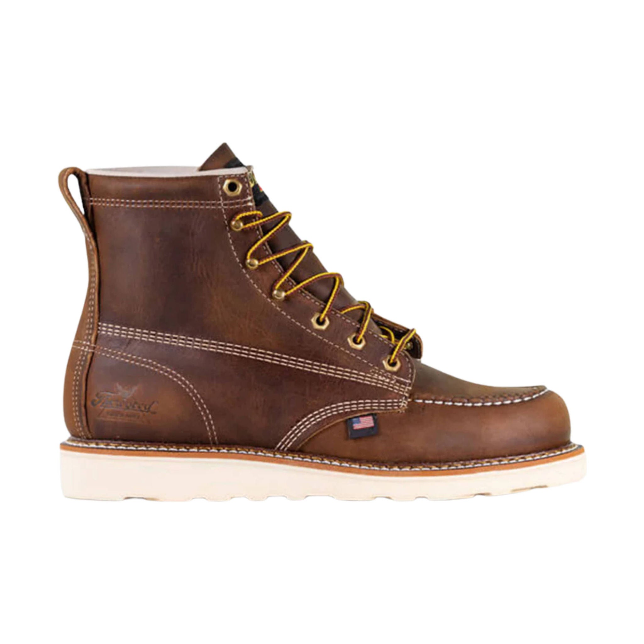 Thorogood Men's American Heritage 6 Inch Moc Toe Work Boot - Crazy Horse by Lenny's Shoe & Apparel