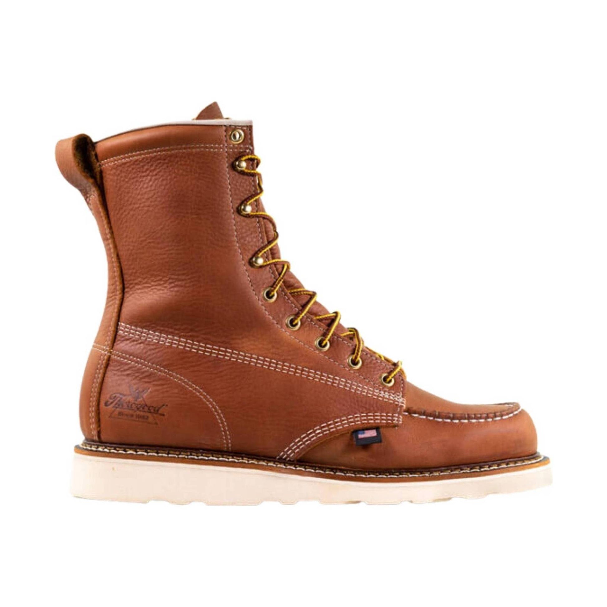 Thorogood Men's American Heritage 8 Inch Moc Soft Toe Work Boot - Tobacco by Lenny's Shoe & Apparel