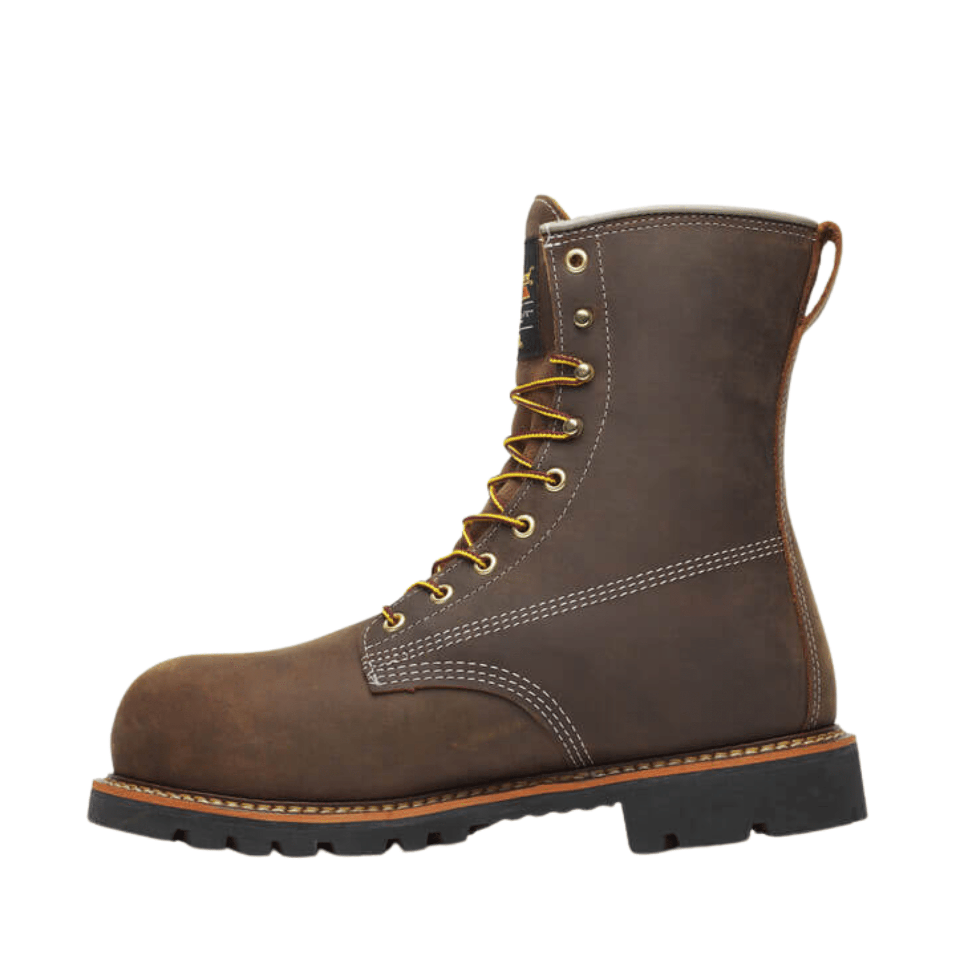 Thorogood Men's American Legacy Waterproof 400G Insulated 8 Inch Nano Composite Toe Work Boot - Crazy Horse by Lenny's Shoe & Apparel