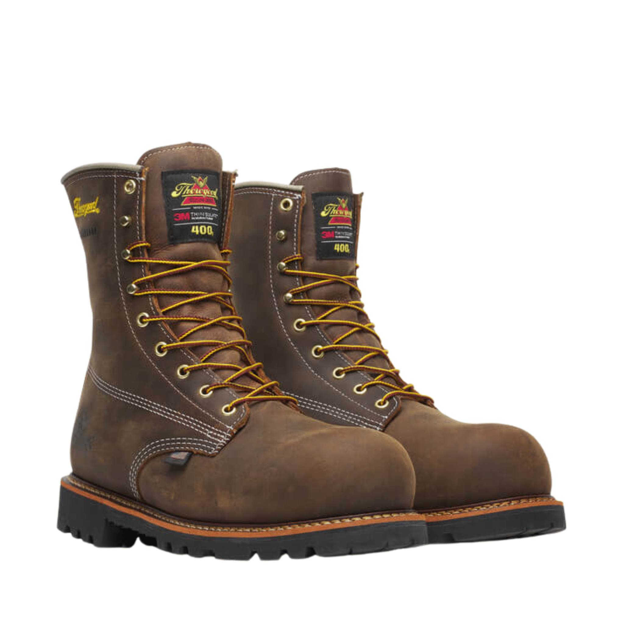 Thorogood Men's American Legacy Waterproof 400G Insulated 8 Inch Nano Composite Toe Work Boot - Crazy Horse by Lenny's Shoe & Apparel