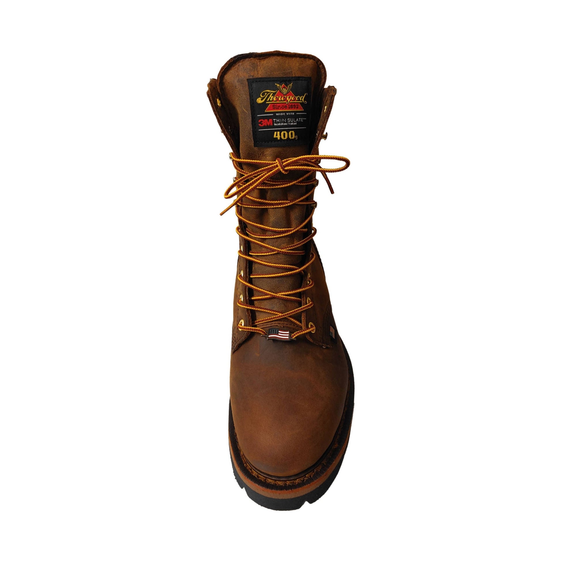 Thorogood Men's Logger 9 Inch 400g Insulated Waterproof Work Boot - Brown by Lenny's Shoe & Apparel